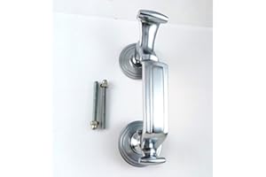 Doctor Door Knocker 200mm in Satin Chrome by EUROART