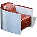 Produktbild vidaXL Echtleder Clubsessel Relaxsessel Ledersessel Loft Sofa Vintage Hellbraun