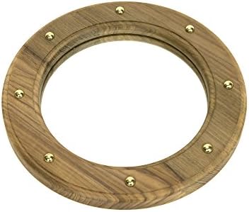 Whitecap Teak Porthole Mirror
