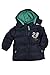 Disney - Mickey Quilted Down Jacket With Patch And Removable Hood - Navy Blue - 6 Months
