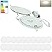 Produktbild ECD Germany 20-er Pack LED Einbaustrahler 12W - Panel Deckenstrahler ultraslim - 220-240V - SMD 2835 - Ø17 cm - neutralweiß 4000K - runder Einbauleuchten Spot für Flur, Bad oder Küche