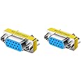 MVTECH VGA Jointer Couple Joiner Extender 15 Pin Female to Female Coupler Cable Extender Female Both Side Female to Female Gender Changer 2 Pack
