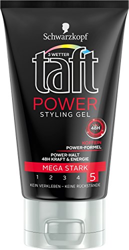Drei Wetter Taft Power Styling Gel, mega starker Halt, 5er Pack (5 x 150 ml)