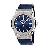 Hublot Classic Fusion Blau Sonnenstrahl Zifferblatt Titan Automatik Herren Armbanduhr 511. NX. 7170. LR