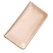 Produktbild iPhone Samsung universal Smartphone PU Leder Handyschale elegant Wallet Ledertasche Schutzhülle kann als Damen und Herren Geldbörse Geldtasche perfekt für Smartphone bis zu 5,5 Zoll z.B. iphone 7/7 Plus, iphone 6/6s Plus Samsung Galaxy S6 usw. (Golden)