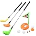 Produktbild Golfset für Kinder Minigolf 3 Golfschläger ausziehbar Golf Schläger 3 Golfbälle und Markierungs Fahne