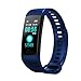 Produktbild Bluetooth-Smartwatch Armbanduhr, Intelligente Uhr Fitness Tracker Smart-Armband Sport Uhr Schrittzähler Herzfrequenzmesser Schlaftracker Kompatibel iPhone Huawei Samsung Xiaomi Andere Smartphone (Dunkelblau)