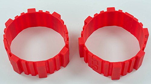 IBESTWIN 4Pcs DIY Nonstick Silikon Backform Cake Mould Magic Bake Snake Backen Kuchenform Set (Herzform, Rund, Blume, quadratisch ) - 4