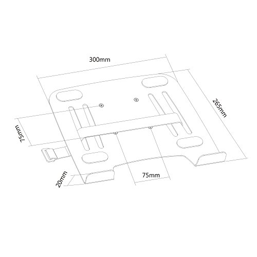 PureMounts PM-ADAPT-NB Notebook VESA Adpapter 75×75 und 100×100, schwarz - 4