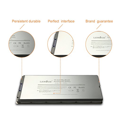 LENOGE Hochleistung Neue Akku Für Apple Macbook Li-ion Ersatz Batterie A1185 A1181 MA561 MA561FE/A MA561G/A MA561J/A 10.8V 5600mAh - 5