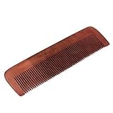 sourcingmap® Sandalwood Anti-static Toothed Women Hair Wooden Comb 6.6" Length