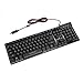 Produktbild Wired Waterproof 104 Key Gaming Keyboard Gamer Floating LED Backlit USB Interface Luminous Keyboard Russian Version