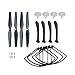 Produktbild YouCute Kit Schwarz Unfall Syma X8HC X8HG X8HW X8C X8G X8W RC Propeller Quadrocopter Fahrwerk Ersatzschutzrahmen Getriebe Zubehör