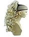 Multi-Color 24"&160g Hair Claw In Pony Tail Ponytail Hair Extensions Curled Wavy 8001/88T613