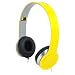 Produktbild LogiLink HS0030 Stereo High Quality Headset mit Mikrofon, 1 x 3,5mm Stereo, gelb