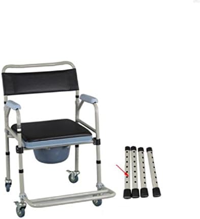 Meylee Round toilet seat for the elderly mobile folding the toilet chairs wheelchairs Folding Commode