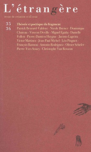 L'étrangère, N° 35-36 : francais