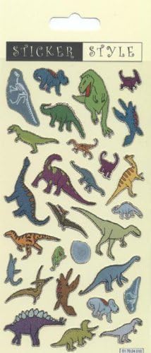 Dinosaur Party - Dinosaur Re-usable Foiled Sticker Sheet