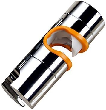 Universal 18-25MM O.D. Adjustable Hand Shower Rail Head Bracket Holder for Slide Bar Slider Clamp Bathroom Replacement ABS Chrome Plated