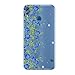 Produktbild Homikon Silikon Hülle Karikatur TPU Tasche Handyhülle Transparente Durchsichtig Kirstall Clear Ultra Dünn Schutzhülle Stoßdämpfend Soft Case Cover Kompatibel mit Huawei Honor 8X Max - Blaue Blume