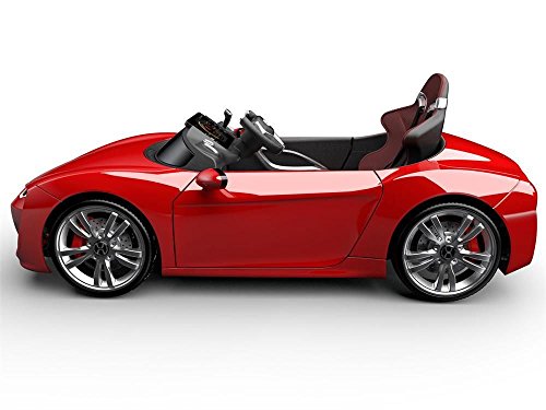 HENES BROON F830 Luxus Kinder Elektroauto rot mit Tablet PC