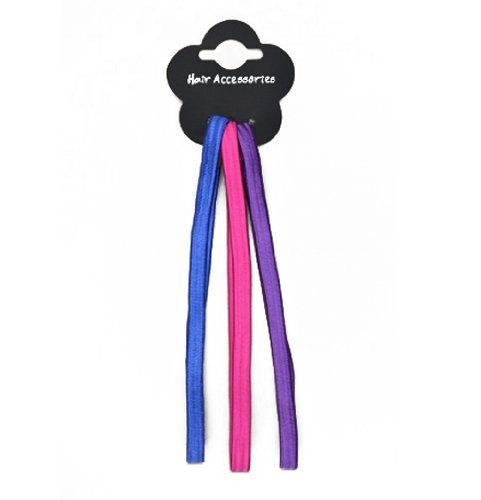 Long Elastic Hair Bands Sport Hairband Headband Plain Design Football