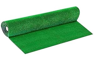 ARREDITALY Prato Sintetico Manto Erboso Erba Finta Da 7 Mm Ideale Per Giardino Tappeto Erboso Sintetico Anti UV Atossico Drenante Ideale Per Piscina Terrazzo Aree Giochi Viali (2 x 25mt 50mq)