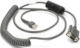 Zebra CBA-R31-C09ZAR 2.8m Negro - Cable de serie