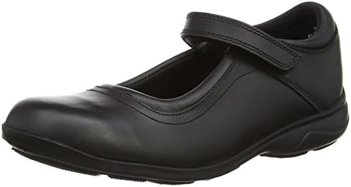 Toughees Girls Zoe Leather Single Strap Velcro Comfort Insole