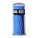 SmileyEU 100 PCS Eyelash Extension Swab Disposable Micro Brushes Applicators Mascara Remover Makeup Disposable Swab Blue