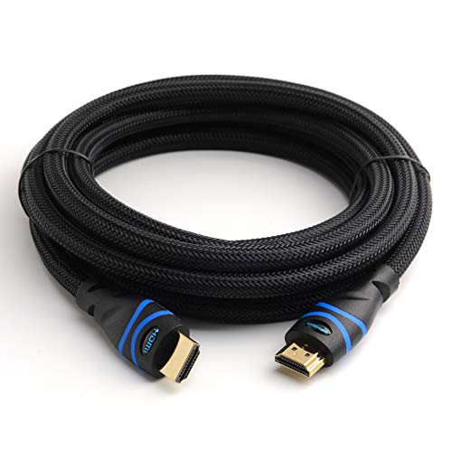 BlueRigger Premium HDMI Cable 7.5 Meters (25ft) - Supports 3D, Ethernet and Audio Return