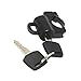 MagiDeal Black Motorcycle Helmet Anti-theft Lock Security For Motorcycle 7/8