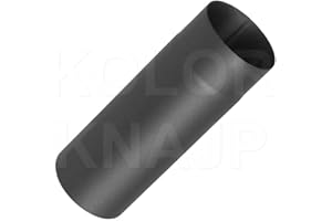 Kolor Rauchrohr Ofenknie Ofenrohr Bogen Rosette Abgasrohre Kaminofenrohr mit Farbe beschichtet 100-150 mm Bogen 45 Bogen 90 Rosette Rohr 250 Rohr 500 Rohr 1000 mm (Rohr 500 mm, Ø 120 mm)