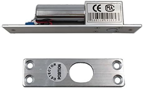 TPEKKA NC DC 12V Deadbolt Strike Electric Drop Bolt Door Lock Fail-Safe Mode