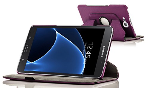 Forefront Cases® Samsung Galaxy Tab A 7.0 SM-T280 Leder Drehbar Hülle Schutzhülle Tasche Smart Case Cover Stand – Rundum-Geräteschutz und intelligente Auto Schlaf / Wach Funktion inkl. Eingabestift und Displayschutz - 3