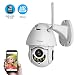 Produktbild PTZ IP Kamera Outdoor, Jennov HD 1080P WLAN Überwachungskamera 5X Optischer Zoom CCTV Zwei-Wege-Audio IP66Waterproof Bewegungsmelder Unterstützung von 64GB SD Karten