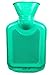BRAND NEW SMALL HOT WATER BOTTLE - 0.5L - 4 DIFFERENT COLOURS - NATURAL RUBBER (Green)