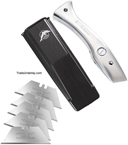 Silver Dolphin Delphin flooring knife with holster