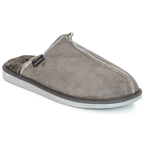 Shepherd of Sweden Scarpe Hugo Slipper di Camoscio Uomo Asphalt 45