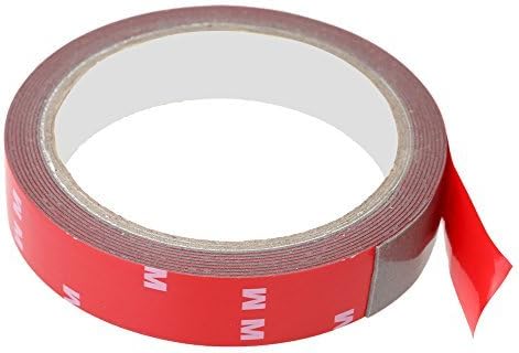 eKugo(TM)Automotive Double Faced Foam Coated Adhesive Double Strong Sided Tape 3M Length 20mm Width