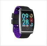 Haisen Van Smart Armbänder wasserdichtes Armband Blutdruck Blut-Sauerstoff-Herzfrequenz-Sport,Purple