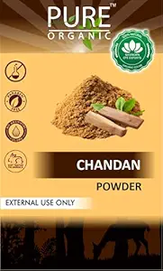 SKYMORN- Pure Organic for Face Pack and Hair Growth (Sandalwood, 100 Gram)