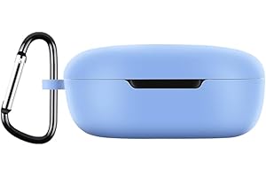 CRGANGZY Etui na słuchawki, przenośny pokrowiec na słuchawki bezprzewodowe, silikonowy pokrowiec na słuchawki, akcesoria do Redmi Buds 4 Lite (błękitny)