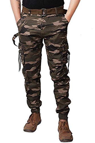 Mooz Army Print Cargo Pants for Men and Boys