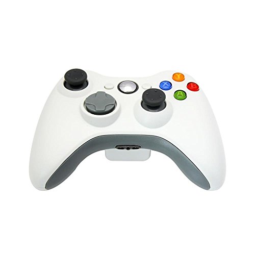 Preisvergleich Produktbild Stoga STB02 Xbox 360 Controller Xbox 360 Wireless Controller Neue Drahtlose Entfernten Pad-Game-Controller für Microsoft Xbox 360 PC Windows 7 XP Whit Joypad Wireless Controller für Windows Bluetooth (Weiß)