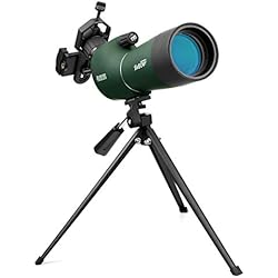 Svbony SV28 Longue Vue 20-60x60 Bak4 Prisme Imperméable Telescope Monoculaire Champ de Vision 40-20m/1000m Longue Vue Tir Sportif avec Trépied Adaptateur Téléphone pour Observation des Oiseaux