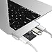 Produktbild Hyper Hyperdrive USB 3.1 (3.1 Gen 2) Type-c Silber Hub & Hub – Hubs & Hub (USB 3.1 (3.1 Gen 2) Type-c, USB 3.0 (3.1 Gen 1) Type-c, microSDXC, SDXC, MacBook 12, 30 W, 14,5 V)
