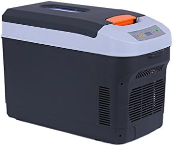 JIBO Portable Car Refrigerator Dual-Core Electronics Mini Car Dual-Use Hot And Cold Dual Cooling Thermostat (25L),Black