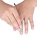 Elite99 Nail Perfection Steel Dual Pusher Cuticle Remover Stainless Steel Double End Manicure Pedicure Nails Cleaner Scraper Tool Gold 5PCS
