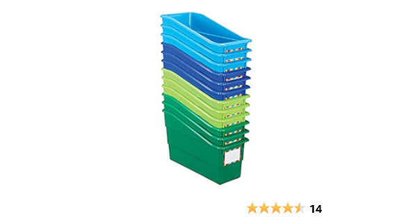 Really Good Stuff Durable Book And Binder Holder Set Of 12 Riverside Great For Organizing Books Magazines Folders And More Easy To Clean Amazon Co Uk Stationery Office Supplies